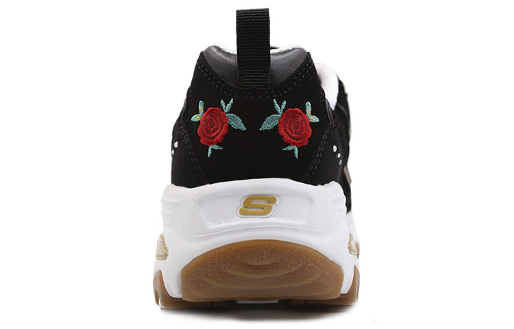 Shop (W) Skechers D'Lites Zapatillas Daddy Low-Top Negras 13084-BKW