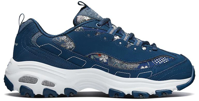 (W) スケッチャーズ D'Lites ダッドスニーカー (ブルー) 13082-NVY Order (W) スケッチャーズ D'Lites ダッドスニーカー (ブルー) 13082-NVY