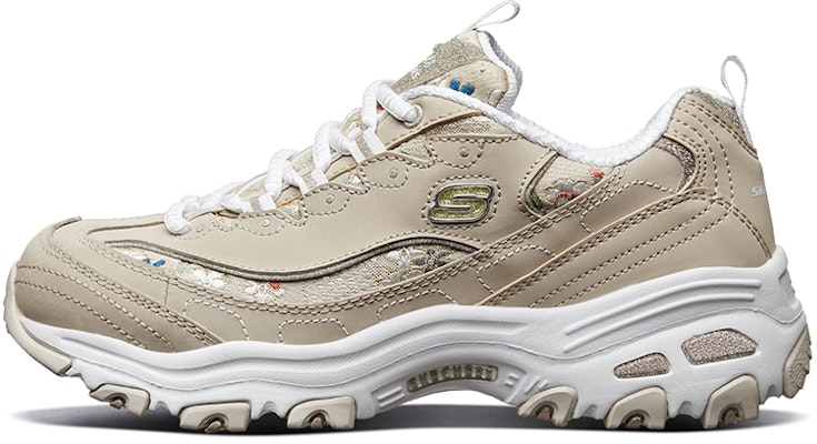 (Women) Skechers D Lites Low-Top Daddy Shoes Grey/Brown 13082-TPE Buy (Women) Skechers D Lites Low-Top Daddy Shoes Grey/Brown 13082-TPE
