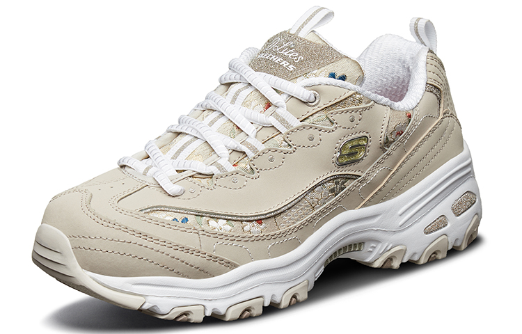 Lookbook (W) 斯凯奇D'Lites低帮老爹鞋灰/棕色 13082-TPE