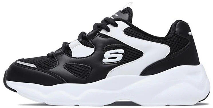women-skechers-d-lites-low-white-black-88888129-blk