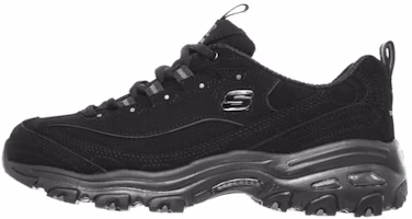 (Women) Skechers D'Lites Low-Top Running Shoes Black 11949-BBK (Women) Skechers D'Lites Low-Top Running Shoes Black 11949-BBK