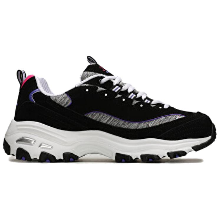 Order (W) Skechers D'Lites Zapatillas Deportivas Bajas Negro/Gris. 149060-BKPR