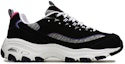 Order (W) Skechers D'Lites Kasut Lari Low-Top Hitam/Kelabu 149060-BKPR