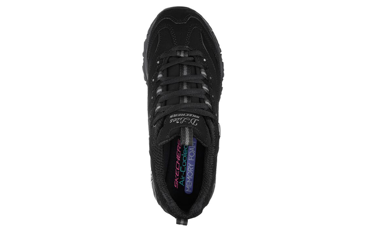 Lookbook (W) Skechers D'Lites Sepatu Lari Rendah Hitam 11949-BBK