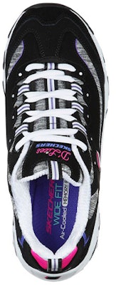 (Women) Skechers D'Lites Low-Top Running Shoes Black/Grey 149060-BKPR Shop (Women) Skechers D'Lites Low-Top Running Shoes Black/Grey 149060-BKPR