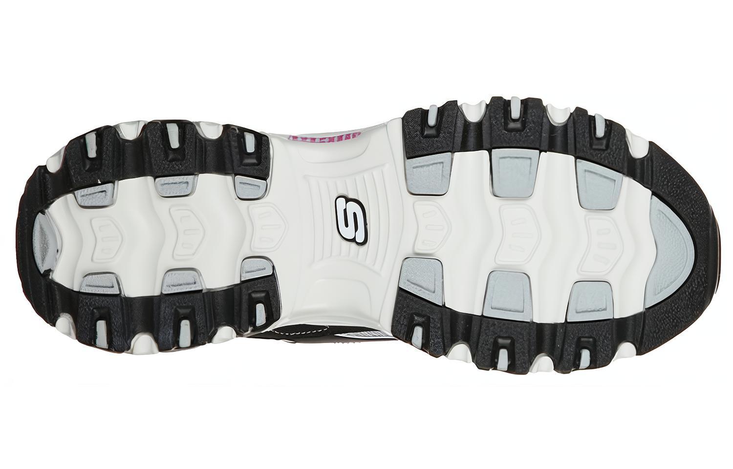 Shop (W) Sepatu Lari Skechers D Lites Low-Top Hitam/Biru 11947-BKBL