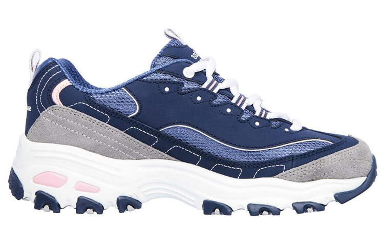 Order (W) Skechers D Lites Kasut Lari Terendah Kelabu/Biru 11947-NVGW