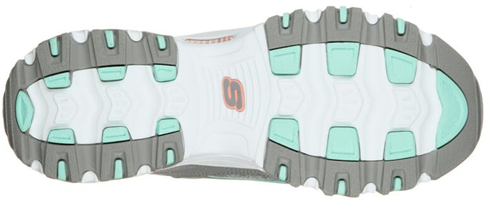 (Women) Skechers D'Lites Low-Top Running Shoes Grey/Green 149060-GYMN Purchase (Women) Skechers D'Lites Low-Top Running Shoes Grey/Green 149060-GYMN