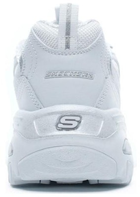 (Women) Skechers D'Lites Low-Top Running Shoes Silver/White 149098-WSL Shop (Women) Skechers D'Lites Low-Top Running Shoes Silver/White 149098-WSL