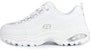 (W) Kasut Lari Rendah Skechers D'Lites Putih 12491-WHT