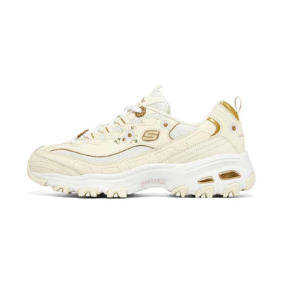 (W) Skechers D'Lites 'Cream White'