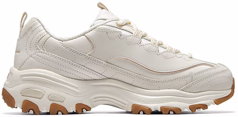(Women) Skechers D'Lites Good Neutral 'Beige' 149807-OFWT Order (Women) Skechers D'Lites Good Neutral 'Beige' 149807-OFWT
