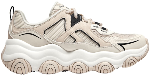 Skechers 波波熊 減震防滑耐磨 低筒 老爹鞋 女款 米色 Order Skechers 波波熊 減震防滑耐磨 低筒 老爹鞋 女款 米色