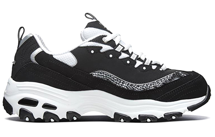 (W) Skechers D'lites Running Shoes Black 圖 2