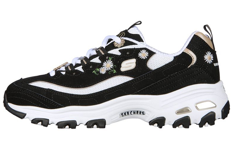 (Women) Skechers D'Lites Low 'Black' 149638-BKMT
