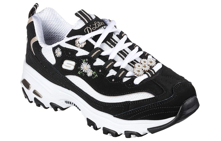 Lookbook (W) Skechers D'Lites Low 'Negro' 149638-BKMT