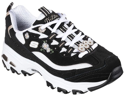 (W) Skechers D'Lites Low 'Negro' 149638-BKMT Lookbook (W) Skechers D'Lites Low 'Negro' 149638-BKMT