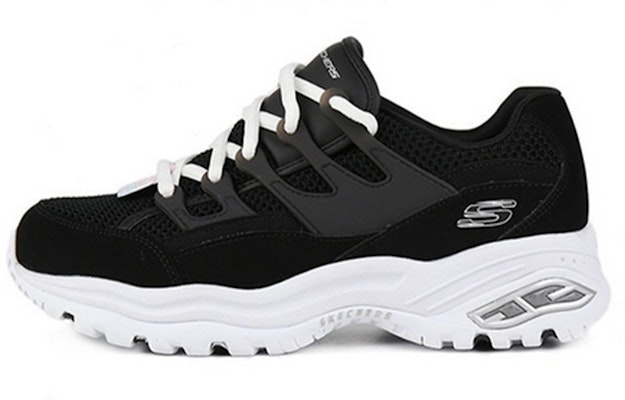 (Women) Skechers D'Lites Low Top Sneakers Black 66666253-BLK Buy (Women) Skechers D'Lites Low Top Sneakers Black 66666253-BLK