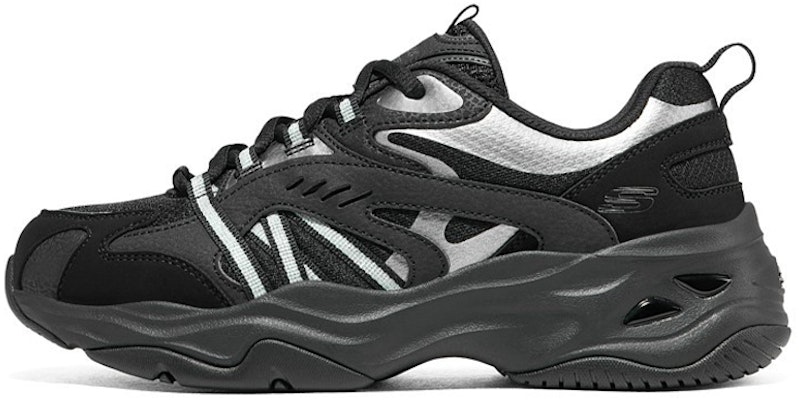 (Women) Skechers DLITES 4.0 'Black Silver' 896080-BBK Buy (Women) Skechers DLITES 4.0 'Black Silver' 896080-BBK