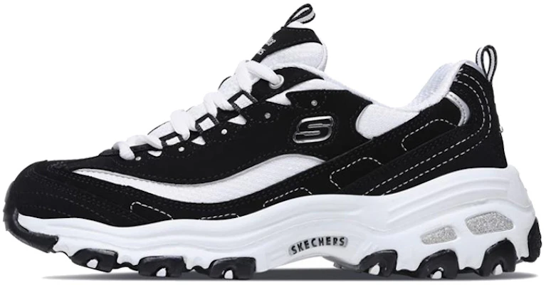 (Women) Skechers D'Lites Black/ White 11422-BKW Buy (Women) Skechers D'Lites Black/ White 11422-BKW