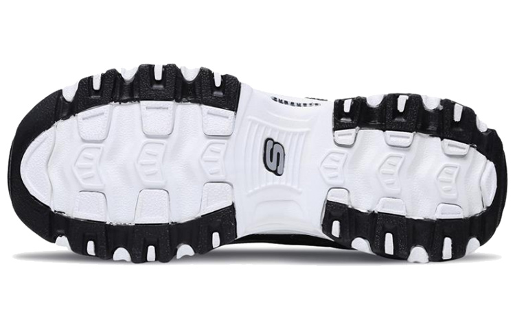 Purchase (Women) Skechers D'Lites Black/ White 11422-BKW