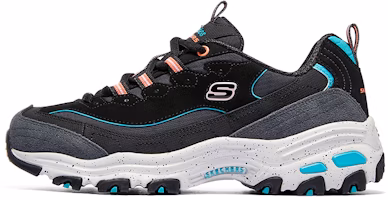 (Women) Skechers D'Lites Low 'Black Blue Pink' 149589-BKMT (Women) Skechers D'Lites Low 'Black Blue Pink' 149589-BKMT