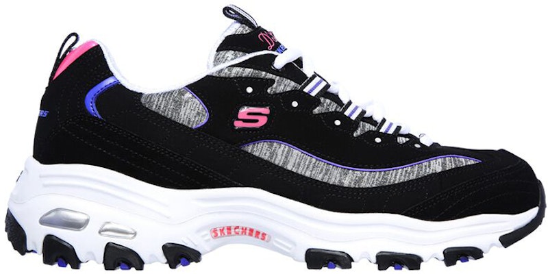 Skechers D‘Lites 低筒運動鞋 女款 黑灰 Order Skechers D‘Lites 低筒運動鞋 女款 黑灰