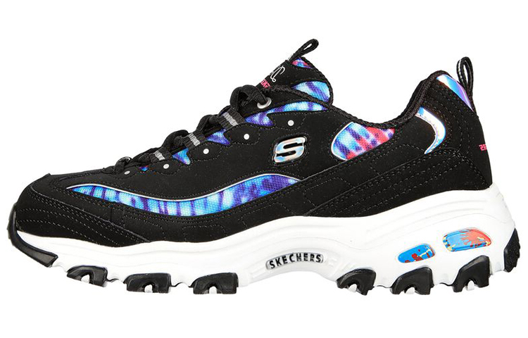 (Women) Skechers D'Lites Low 'Black Multicolor' 149015-BMLT