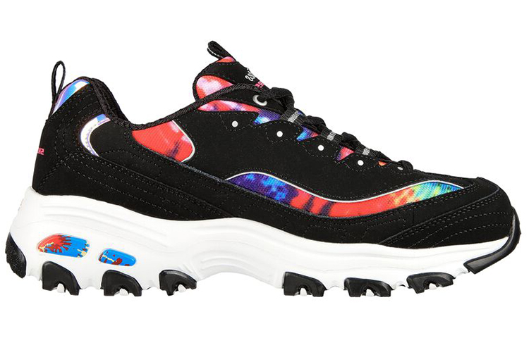 (W) Skechers D'Lites Low 'Black Multicolor' 圖 2
