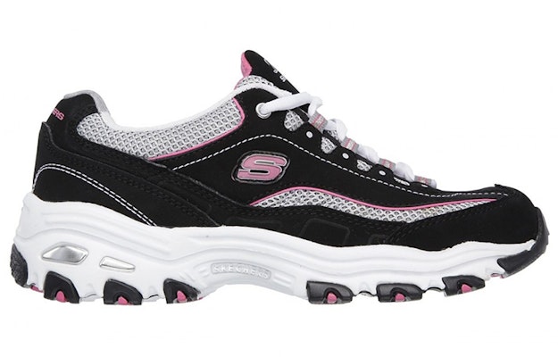Skechers D‘Lites 低幫老爹鞋 女款 黑粉 Order Skechers D‘Lites 低幫老爹鞋 女款 黑粉