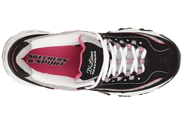 Skechers D‘Lites 低幫老爹鞋 女款 黑粉 Lookbook Skechers D‘Lites 低幫老爹鞋 女款 黑粉