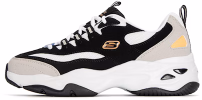 (Women) Skechers D'lites 4.0 'Black White' 896122-BKMT (Women) Skechers D'lites 4.0 'Black White' 896122-BKMT