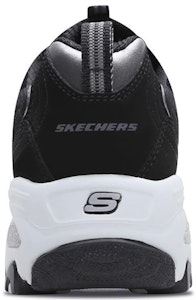 (W) Skechers D Lites Sepatu Hitam/Perak 11930-BLK Shop (W) Skechers D Lites Sepatu Hitam/Perak 11930-BLK