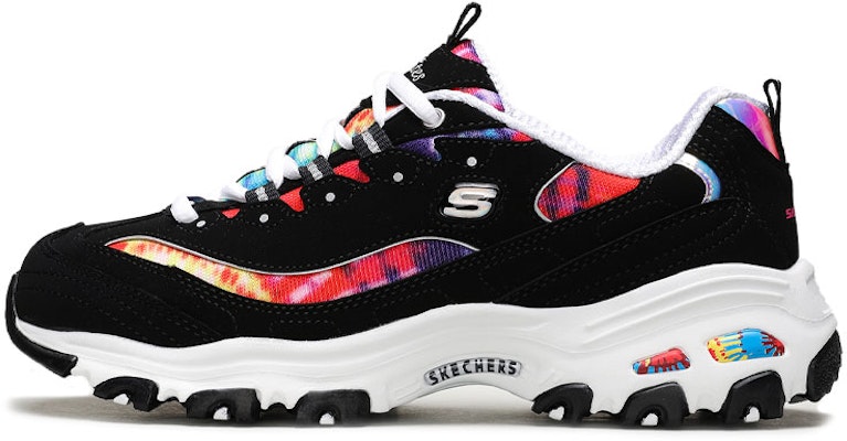 (Women) Skechers D'Lites Low-Top Running Shoes Black/White 149015-BKMT Buy (Women) Skechers D'Lites Low-Top Running Shoes Black/White 149015-BKMT