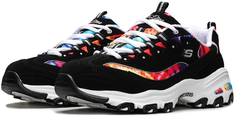 Skechers D‘Lites 低筒運動鞋 女款 黑白 Lookbook Skechers D‘Lites 低筒運動鞋 女款 黑白