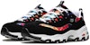 (W) Skechers D'Lites Kasut Larian Low-Top Hitam/Putih 149015-BKMT