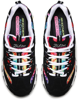 Skechers D‘Lites 低筒運動鞋 女款 黑白 Shop Skechers D‘Lites 低筒運動鞋 女款 黑白