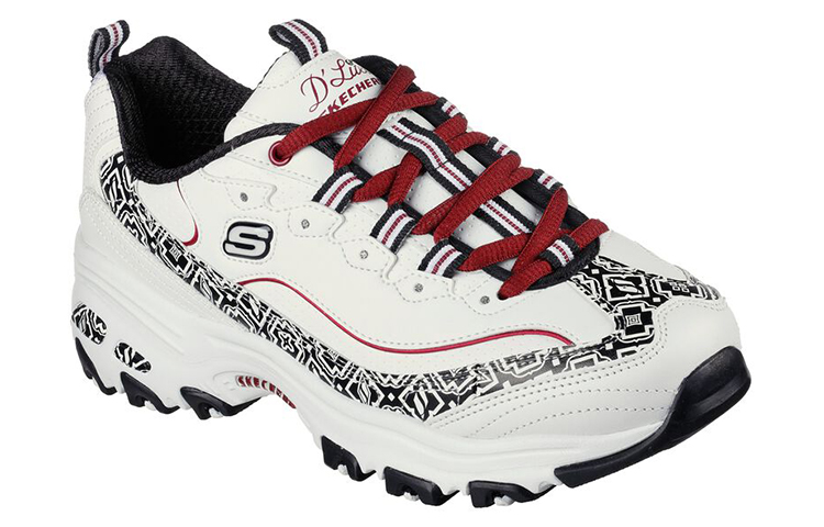 (W) Skechers D'Lites Low 'Black White' 圖 3