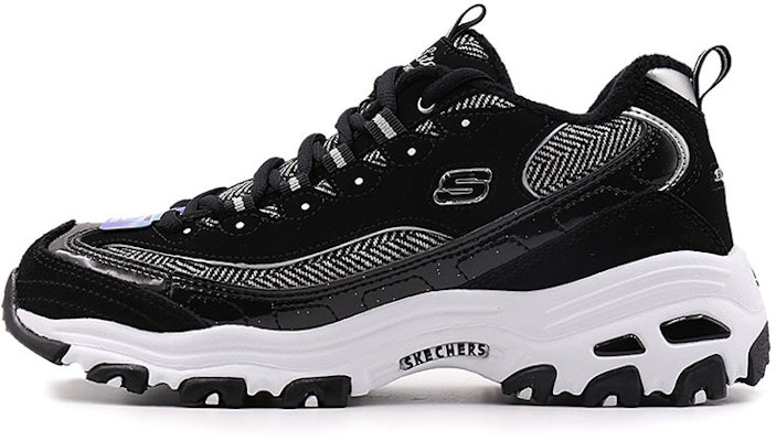 (Women) Skechers D Lites Low-Top Running Shoes Black/White 66666036-BKW Buy (Women) Skechers D Lites Low-Top Running Shoes Black/White 66666036-BKW