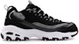 (W) Skechers D Lites Kasut Larian Low-Top Hitam/Putih 66666036-BKW
