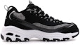 Order (W) Skechers D Lites Kasut Larian Low-Top Hitam/Putih 66666036-BKW