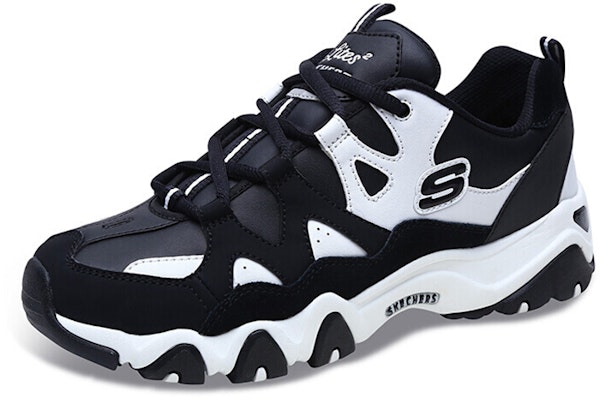 (W) Skechers D'Lites Sepatu Daddy Low-Top Hitam/Putih 88888112-BLK Lookbook (W) Skechers D'Lites Sepatu Daddy Low-Top Hitam/Putih 88888112-BLK