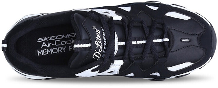 (W) Skechers D'Lites Kasut Daddy Low-Top Hitam/Putih 88888112-BLK Shop (W) Skechers D'Lites Kasut Daddy Low-Top Hitam/Putih 88888112-BLK