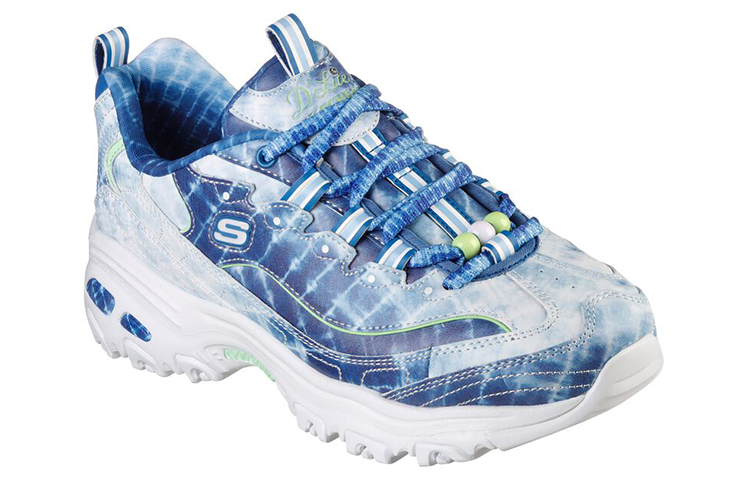 Lookbook (W) Skechers D'Lites 蓝色低帮鞋 149962-BLU