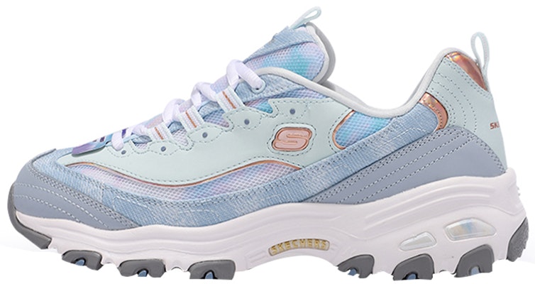 (Women) Skechers D Lites Sneakers Light-Blue 149251-LBMT Buy (Women) Skechers D Lites Sneakers Light-Blue 149251-LBMT