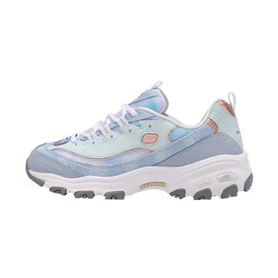 (W) Skechers D Lites Sneakers Light-Blue