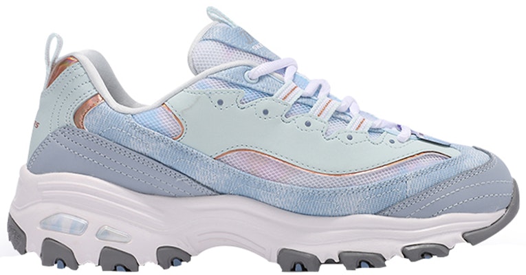 (Women) Skechers D Lites Sneakers Light-Blue 149251-LBMT Order (Women) Skechers D Lites Sneakers Light-Blue 149251-LBMT