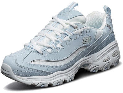 (W) Sepatu Lari Skechers D Lites Rendah Biru Putih 'Blue White' 11930-LBLW Lookbook (W) Sepatu Lari Skechers D Lites Rendah Biru Putih 'Blue White' 11930-LBLW
