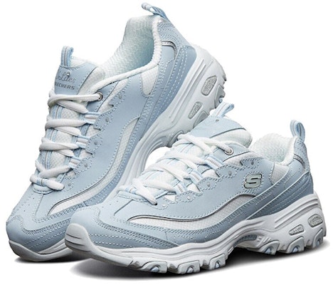 (W) スケッチャーズ D'Lites ローカット ランニングシューズ 青白 11930-LBLW Shop (W) スケッチャーズ D'Lites ローカット ランニングシューズ 青白 11930-LBLW